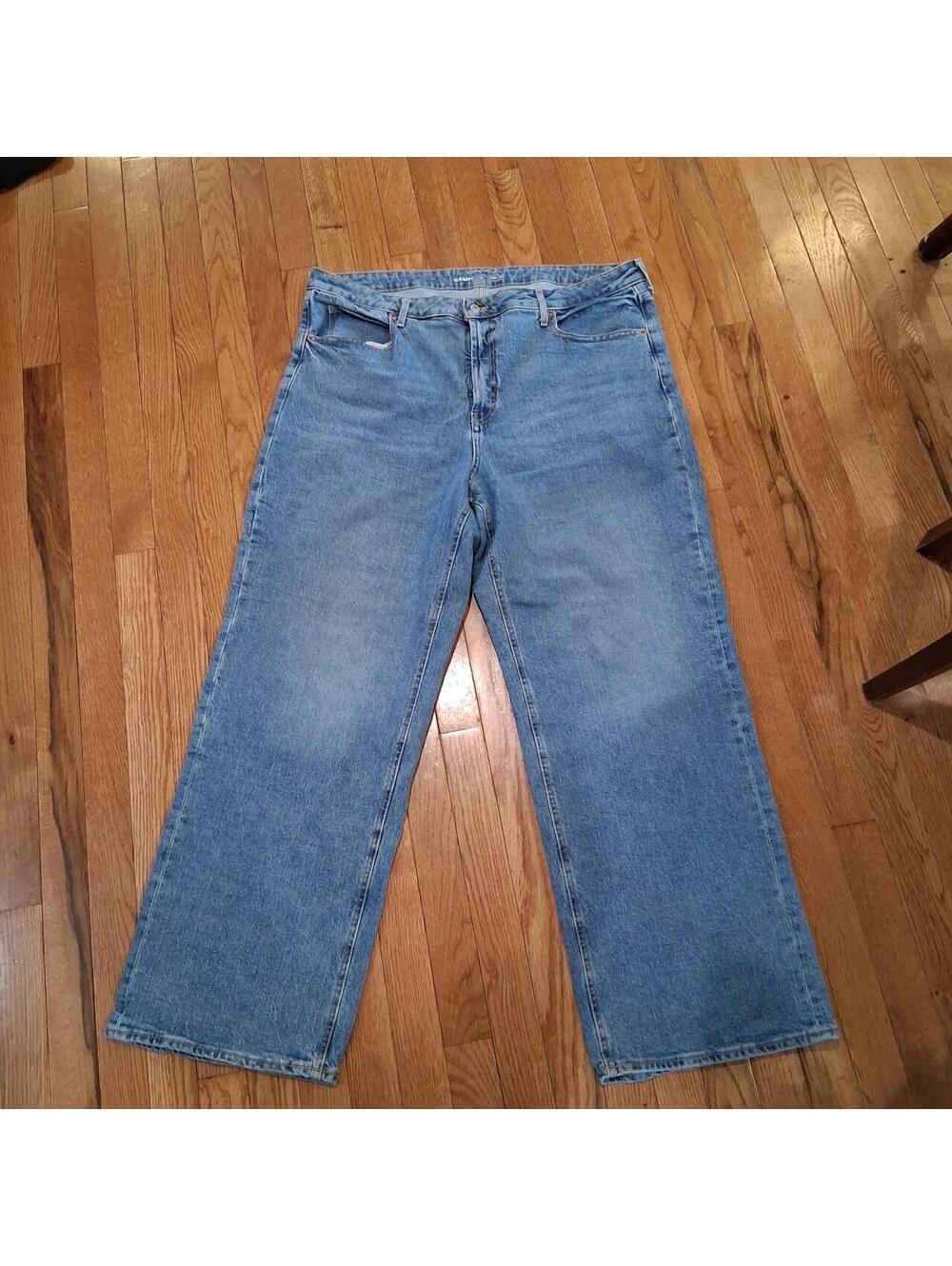 Old Navy Women's Blue Jeans winde leg size 18